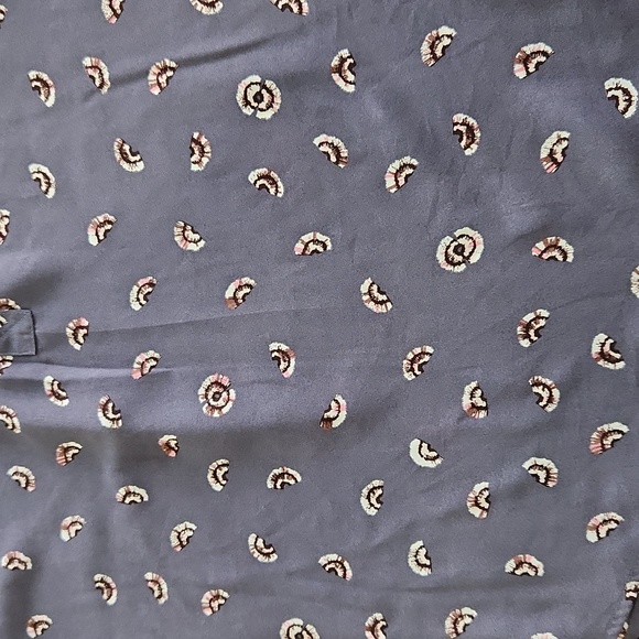 Women's Large Cap Sleeve Blouse Purple - Picture 3 of 5